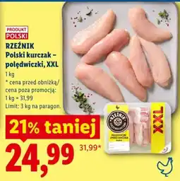 Lidl RZEŹNIK Polski kurczak - polędwiczki, XXL oferta