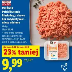 Lidl RZEŹNIK Polski kurczak Biesiadny oferta