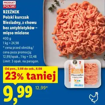 Lidl RZEŹNIK Polski kurczak Biesiadny oferta