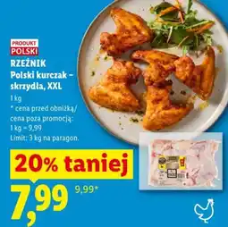 Lidl RZEŹNIK Polski kurczak - skrzydła, XXL oferta
