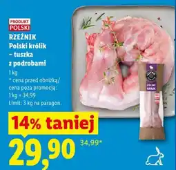 Lidl RZEŹNIK Polski królik oferta