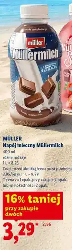 Lidl Napój mleczny Müllermilch oferta