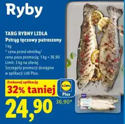 Lidl Pstrąg tęczowy patroszony oferta