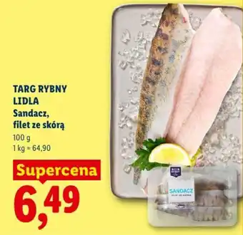 Lidl Sandacz, filet ze skórą oferta