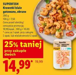 Lidl Krewetki białe gotowane, obrane oferta