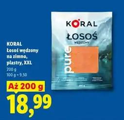 Lidl KORAL Łosoś Wędzony oferta