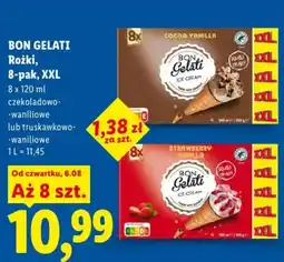 Lidl Bon Gelati Rożki oferta