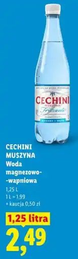Lidl CECHINI Woda magnezowo-wapniowa oferta