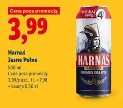 Lidl Harnaś Jasne Pełne oferta