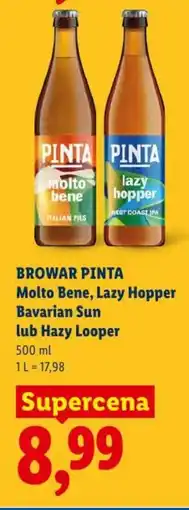 Lidl Browar Pinta Molto Bene, Lazy Hopper oferta