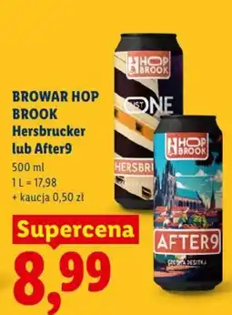 Lidl Browar Hop Brook Hersbrucker lub After9 oferta