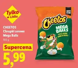 Lidl Cheetos Chrupki serowe Mega Balls oferta