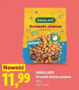 Lidl BAKALLAND Orzeszki ziemne prazone oferta