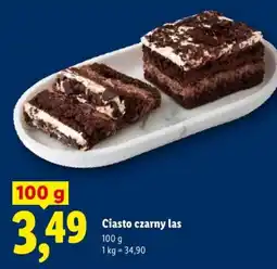 Lidl Ciasto czarny las oferta