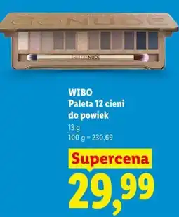 Lidl WIBO Paleta 12 cieni do powiek oferta