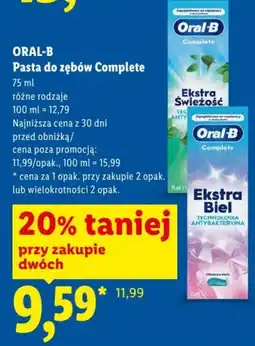 Lidl Pasta do zębów Complete oferta