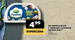 Netto Ser Apetina Snack z oliwkami i czosnkiem oferta