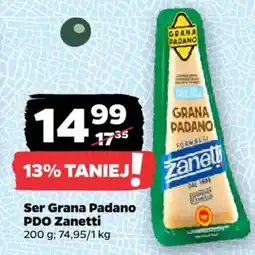 Netto Ser Grana Padano PDO Zanetti oferta