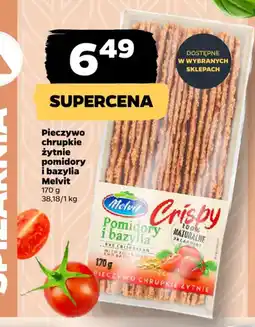 Netto Pieczywo chrupkie żytnie pomidory i bazylia Melvit oferta