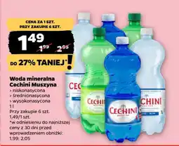 Netto Woda mineralna Cechini Muszyna oferta