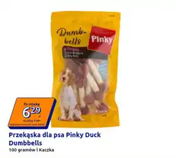 Action Przekąska dla psa Pinky Duck Dumbbells oferta