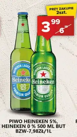 Spiżarnia Smakosza Piwo Heineken 5%, Heineken 0% 500 ML BUT oferta