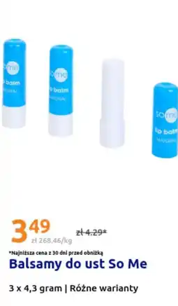 Action Balsamy do ust So Me oferta