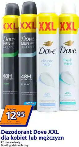 Action Dezodorant Dove XXL dla kobiet lub mężczyzn oferta