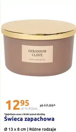 Action Świeca zapachowa Geranium Clove oferta