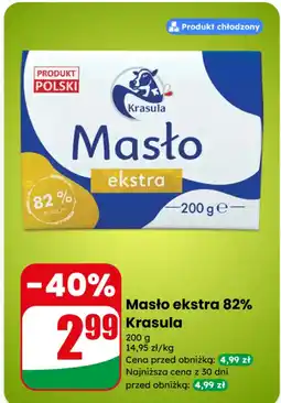 Dino Masło ekstra 82% Krasula oferta