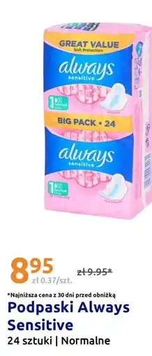 Action Podpaski Always Sensitive Normalne oferta