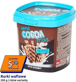 Action Rurki waflowe Wafer Cocoa Sticks oferta