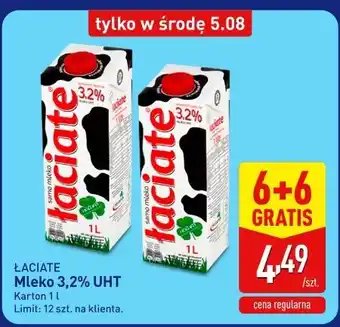 ALDI Łaciate Mleko 3,2% UHT oferta
