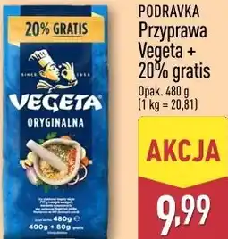 ALDI PODRAVKA Przyprawa Vegeta + 20% gratis oferta