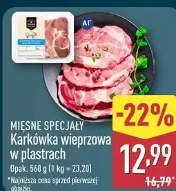 ALDI Mięsne Specjały Karkówka wieprzowa w plastrach oferta