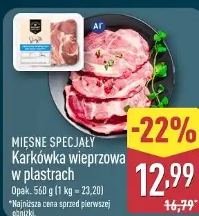 ALDI Mięsne Specjały Karkówka wieprzowa w plastrach oferta
