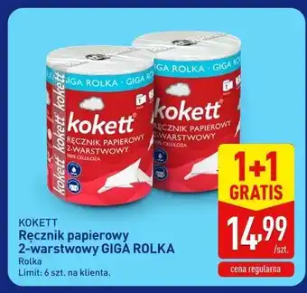 ALDI Kokett Ręcznik papierowy 2-warstwowy GIGA ROLKA oferta
