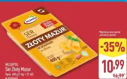 ALDI Mlekpol Ser Złoty Mazur w plastrach oferta