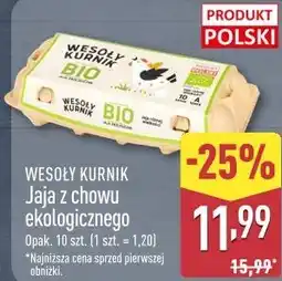ALDI Jaja z chowu ekologicznego Wesoły Kurnik oferta