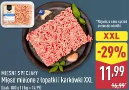 ALDI MIĘSNE SPECJAŁY Mięso mielone z łopatki i karkówki XXL oferta