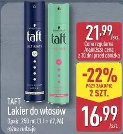 ALDI Lakier do włosów Taft oferta
