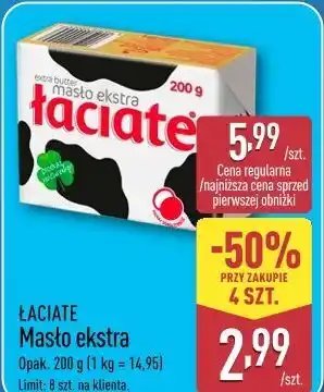ALDI ŁACIATE Masło ekstra oferta