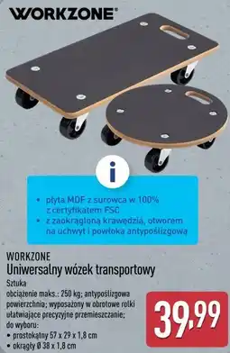 ALDI Uniwersalny wózek transportowy WORKZONE oferta