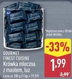 ALDI Gourmet Finest Cuisine Krówka mleczna z masłem, luz oferta