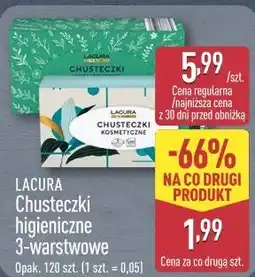 ALDI Lacura Chusteczki higieniczne 3-warstwowe oferta