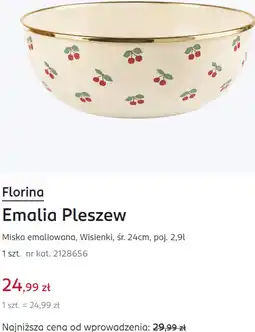 Rossmann Florina Emalia Pleszew Miska emaliowana, Wisienki, śr. 24cm, poj oferta