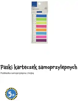 Tedi Paski karteczek samoprzylepnych einhorn Podkładka samoprzylepna z linijką oferta