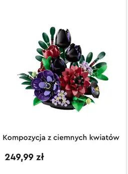 Lego LEGO Kompozycja z ciemnych kwiatów oferta