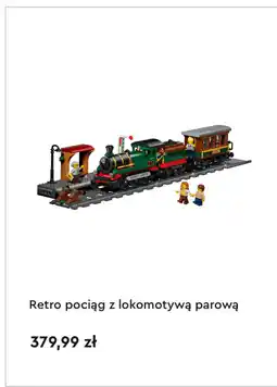 Lego LEGO Retro pociąg z lokomotywą parową oferta