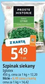 E.Leclerc Szpinak siekany Iglotex Proste Historie oferta